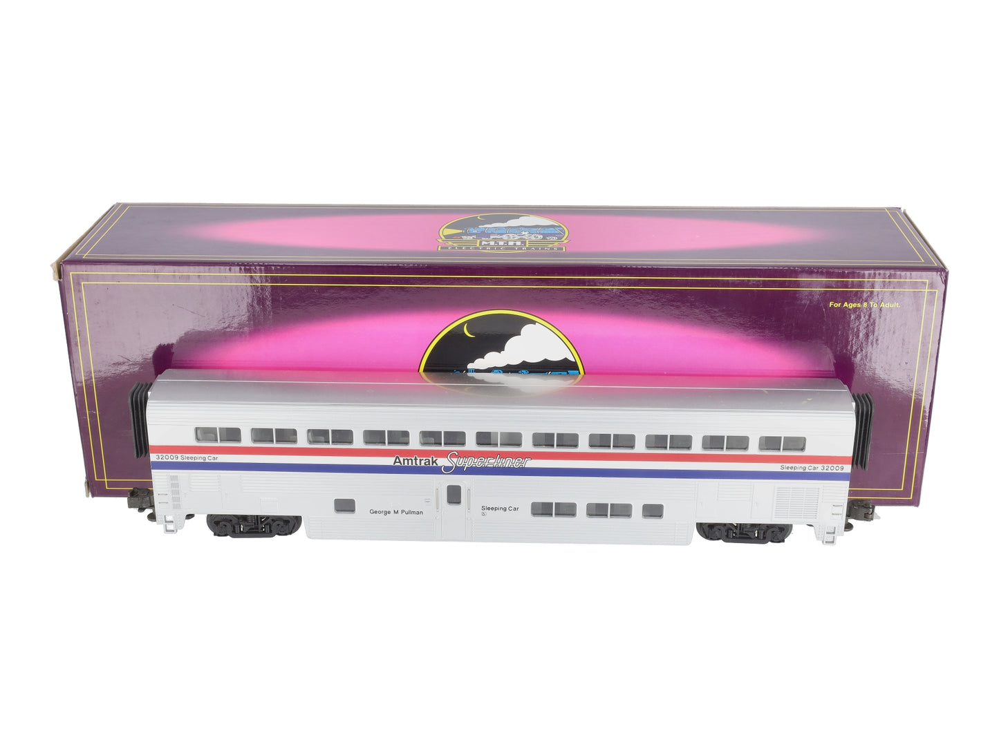 MTH 20-6540 O Gauge Amtrak Superliner Transitional Sleeper #32009 LN/Box