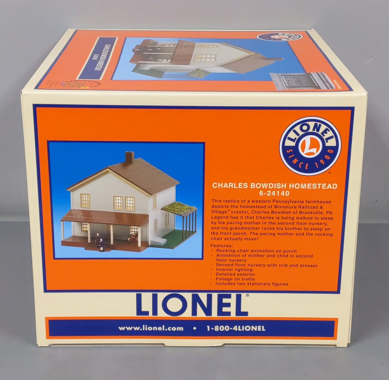 Lionel 6-24140 O Gauge Animated Charles Bowdish Homestead