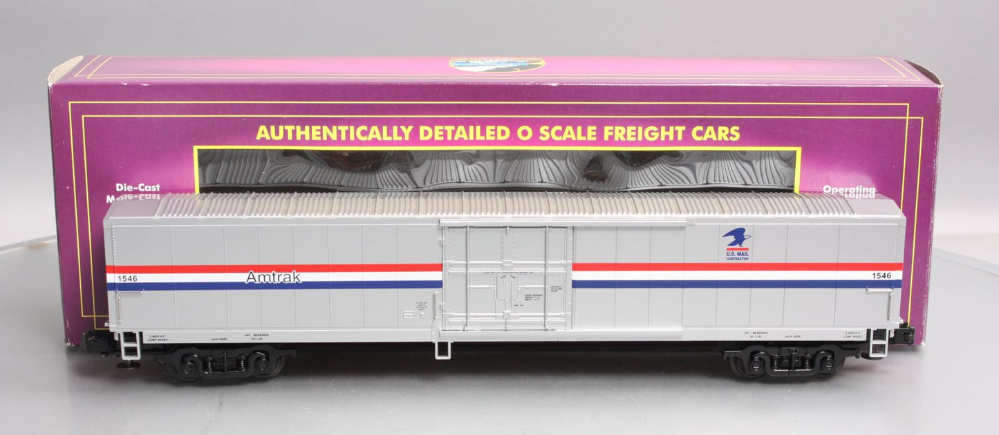 MTH 20-93027 O Gauge Amtrak 61' Mail Boxcar #1546 LN/Box