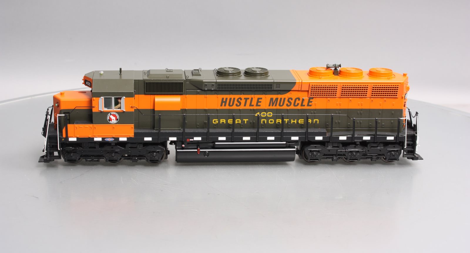 MTH 20-2913-2 GN SD45 High Hood Diesel Engine w/PS 2.0 #400 (Scale Wheels) EX/Box