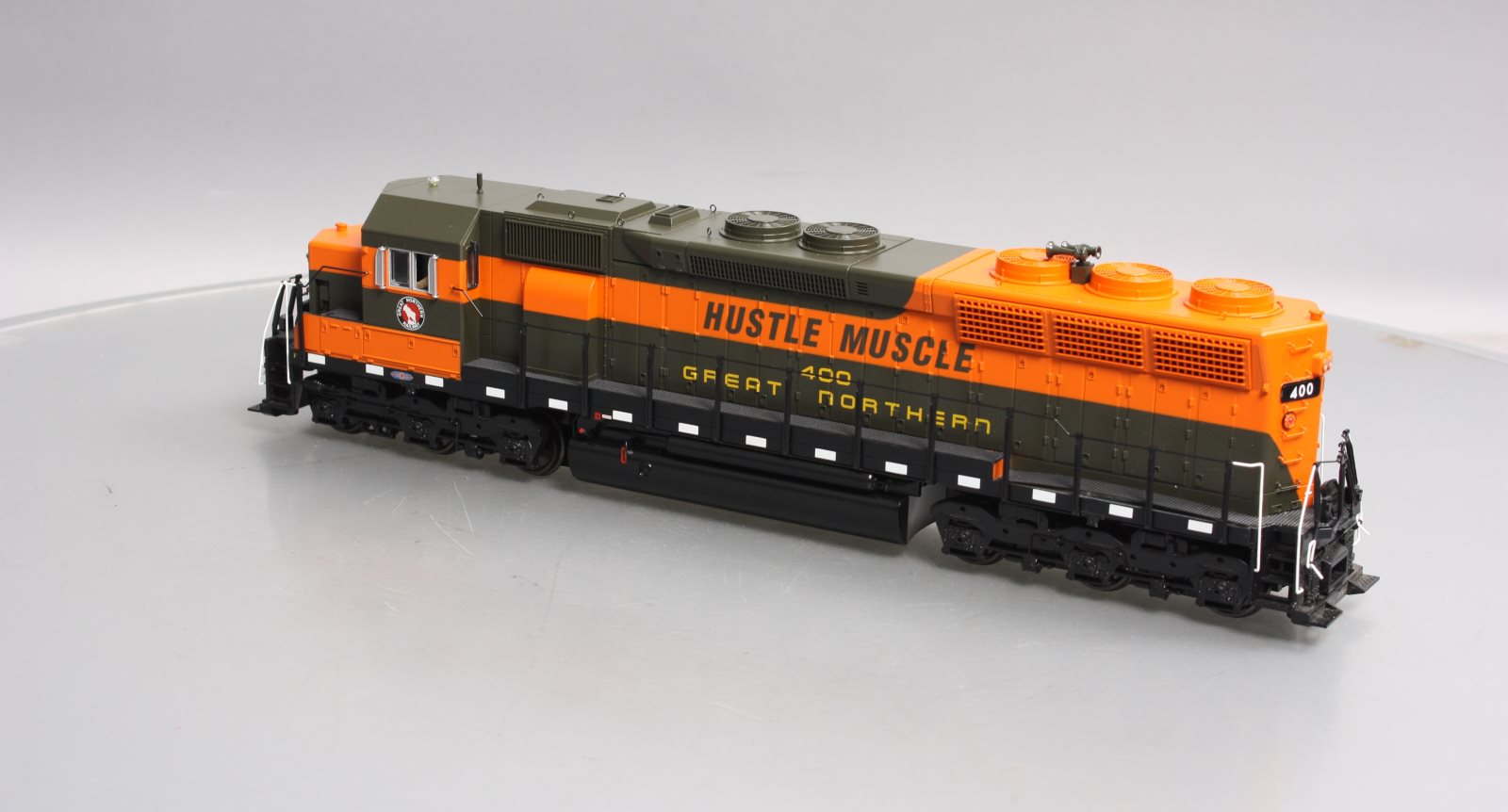 MTH 20-2913-2 GN SD45 High Hood Diesel Engine w/PS 2.0 #400 (Scale Wheels) EX/Box