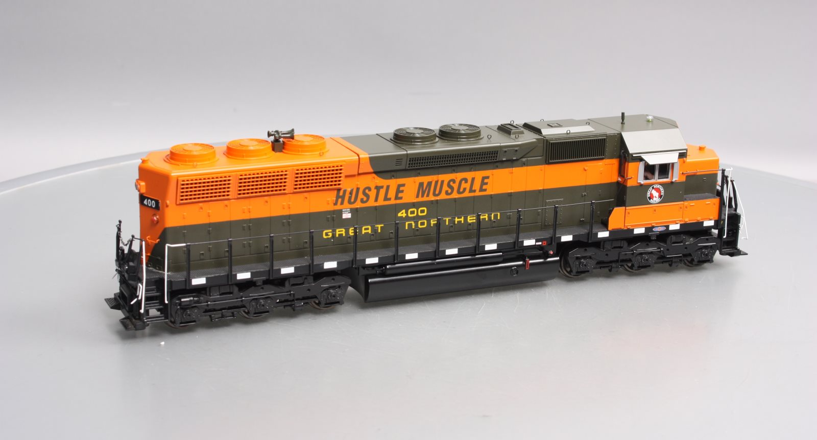 MTH 20-2913-2 GN SD45 High Hood Diesel Engine w/PS 2.0 #400 (Scale Wheels) EX/Box