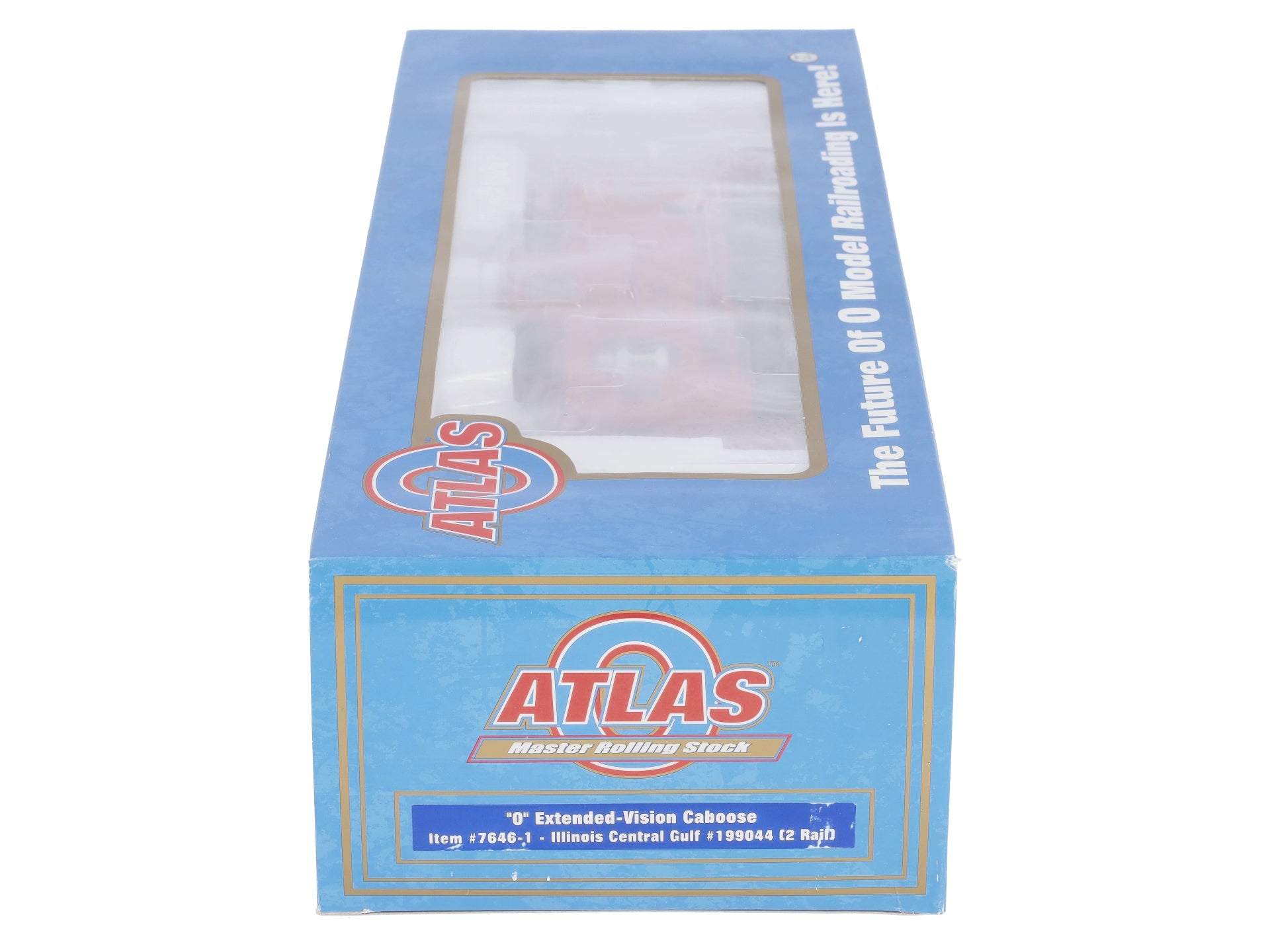 Atlas 7646-1 O Scale ICG Extended Vision Caboose #199044 (2-Rail) LN/Box
