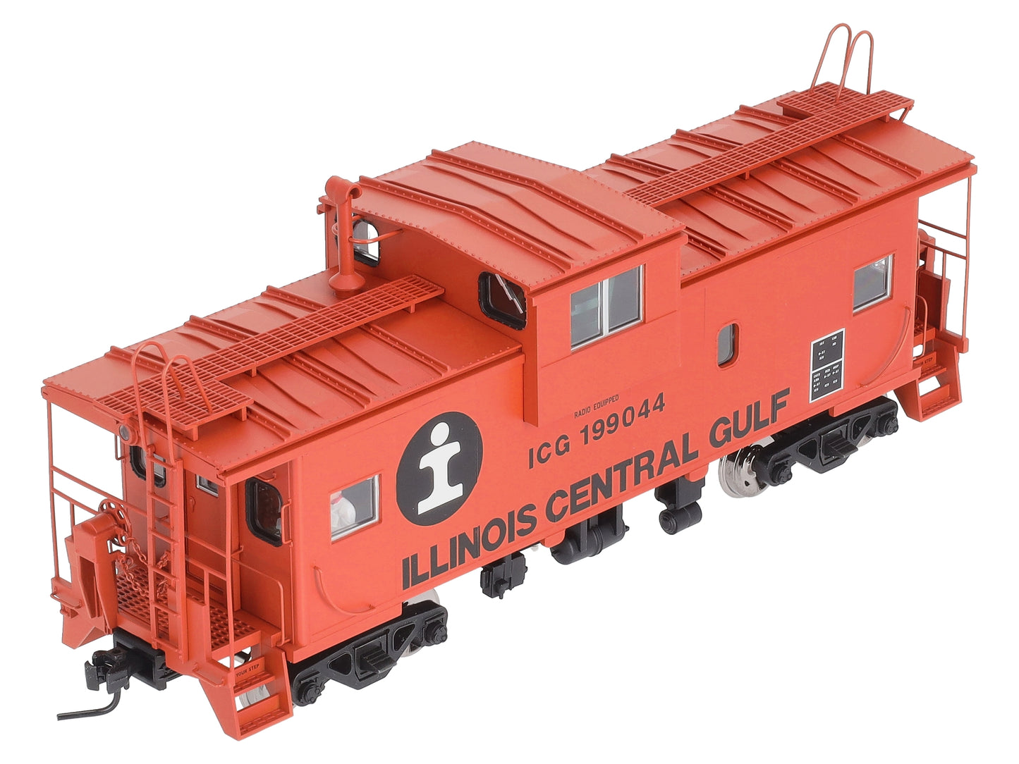 Atlas 7646-1 O Scale ICG Extended Vision Caboose #199044 (2-Rail) LN/Box