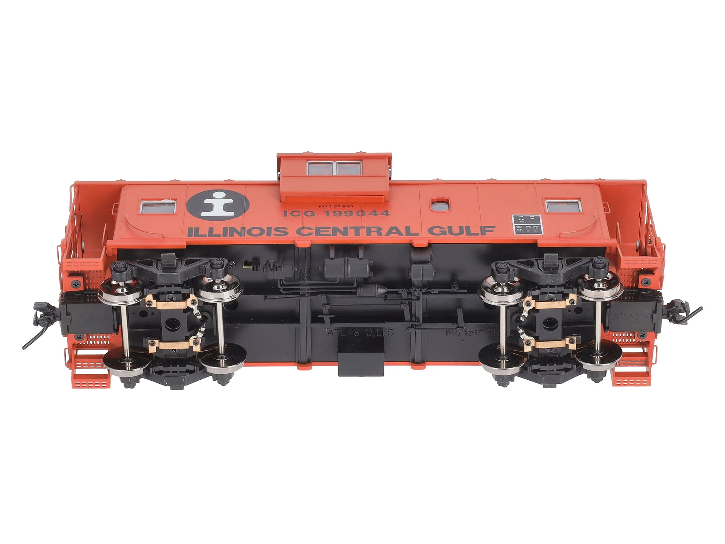 Atlas 7646-1 O Scale ICG Extended Vision Caboose #199044 (2-Rail) LN/Box