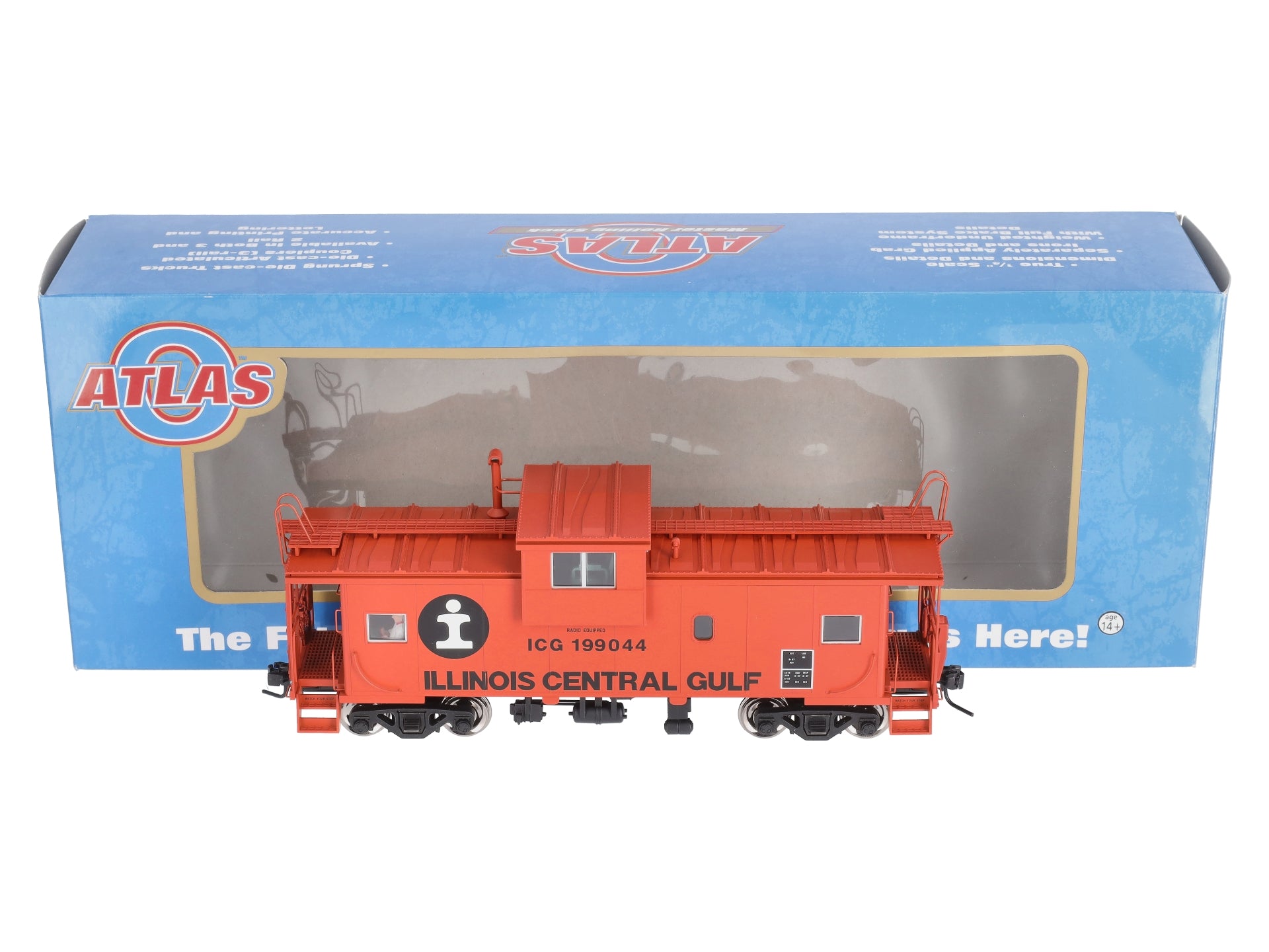 Atlas 7646-1 O Scale ICG Extended Vision Caboose #199044 (2-Rail) LN/Box