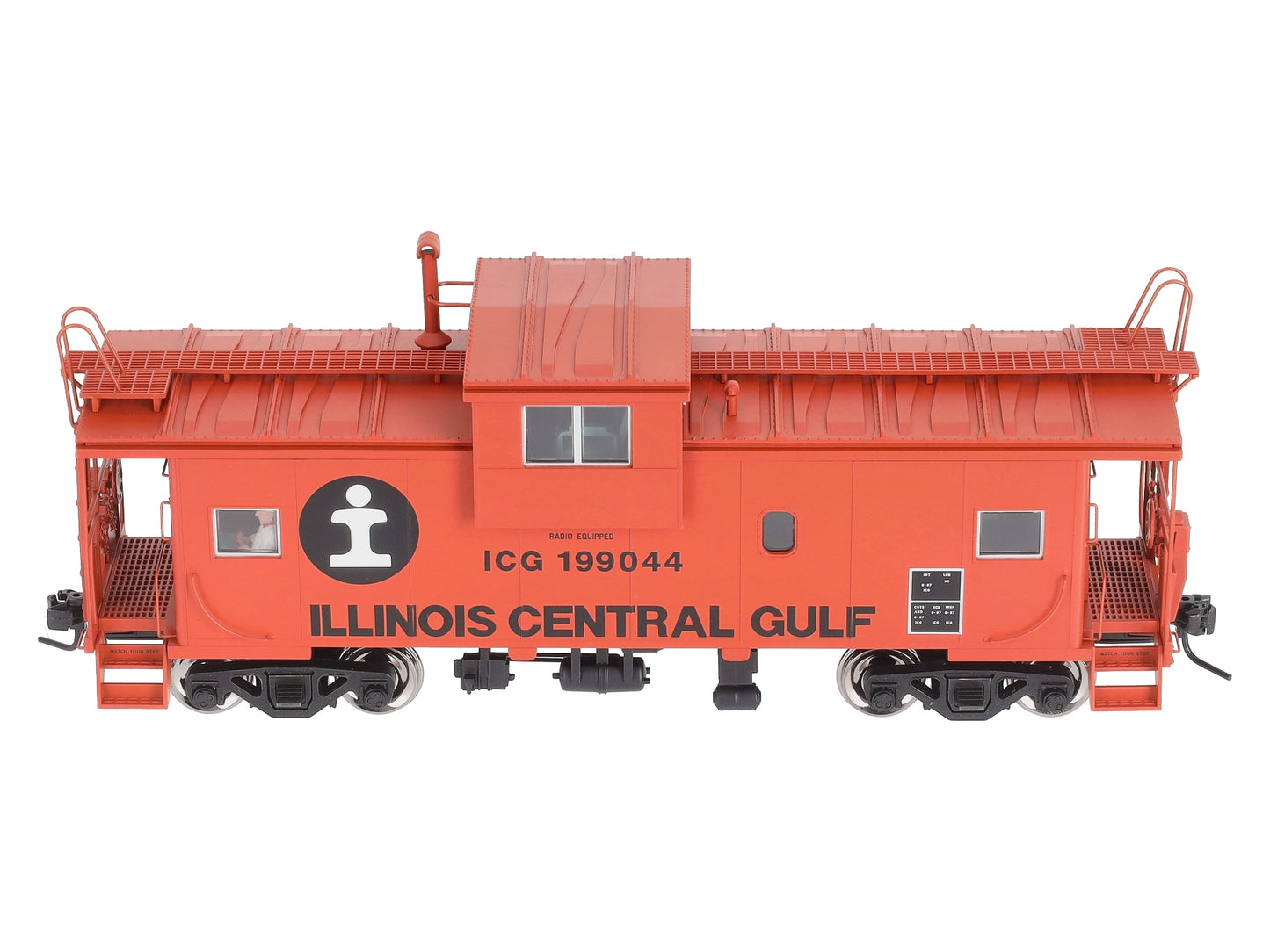 Atlas 7646-1 O Scale ICG Extended Vision Caboose #199044 (2-Rail) LN/Box