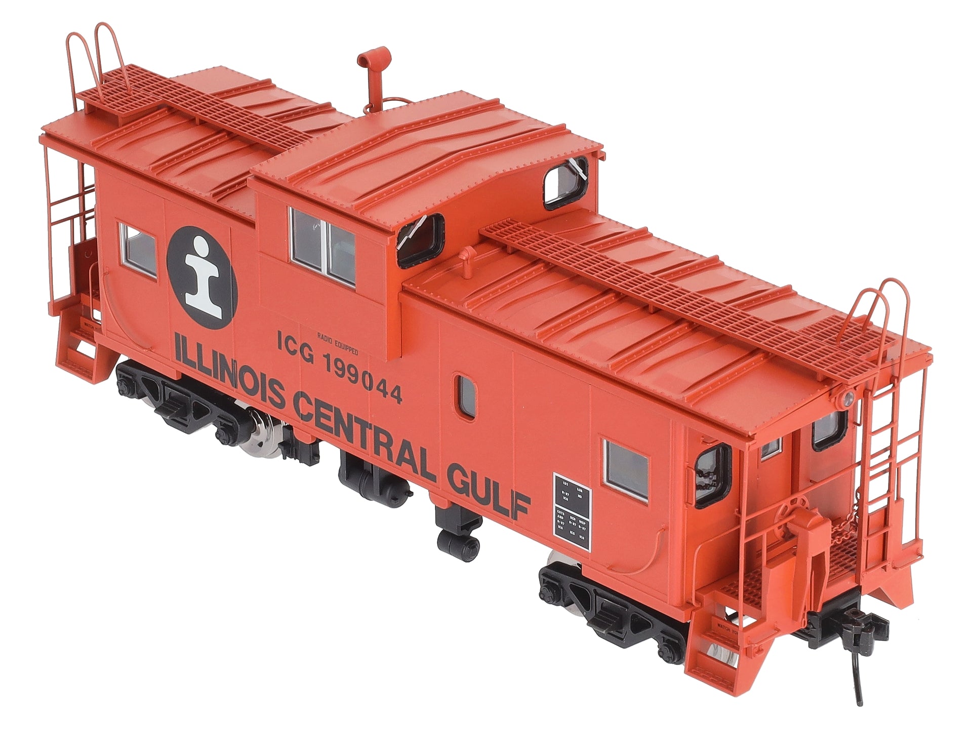 Atlas 7646-1 O Scale ICG Extended Vision Caboose #199044 (2-Rail) LN/Box
