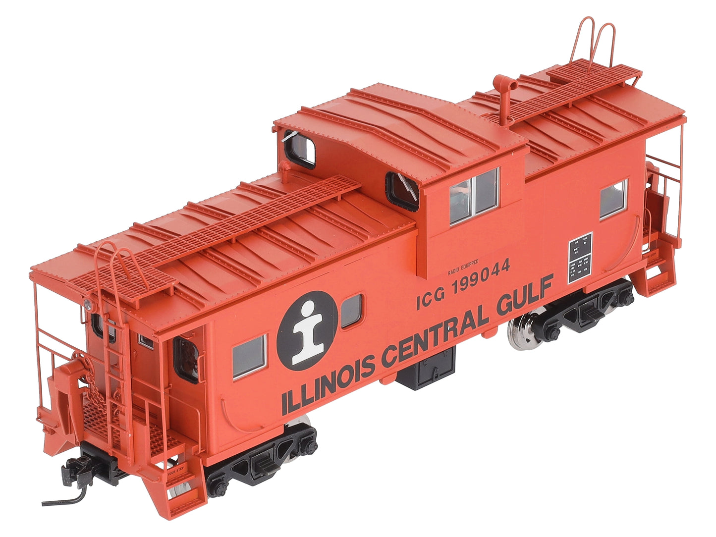 Atlas 7646-1 O Scale ICG Extended Vision Caboose #199044 (2-Rail) LN/Box