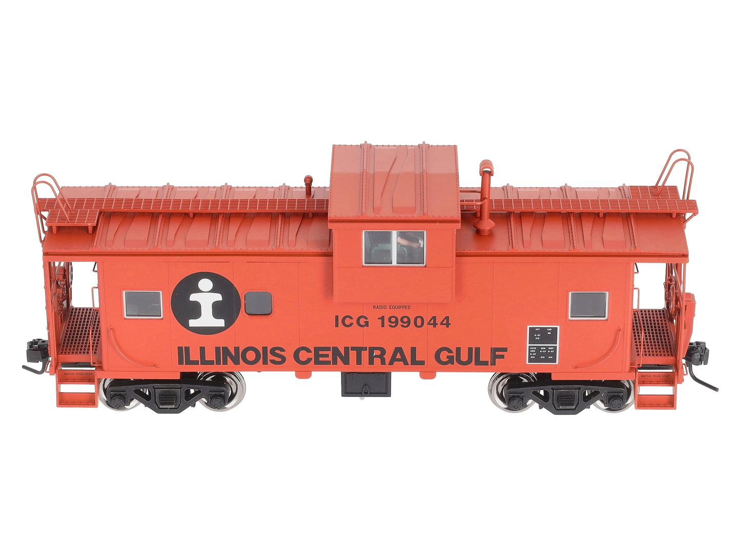 Atlas 7646-1 O Scale ICG Extended Vision Caboose #199044 (2-Rail) LN/Box