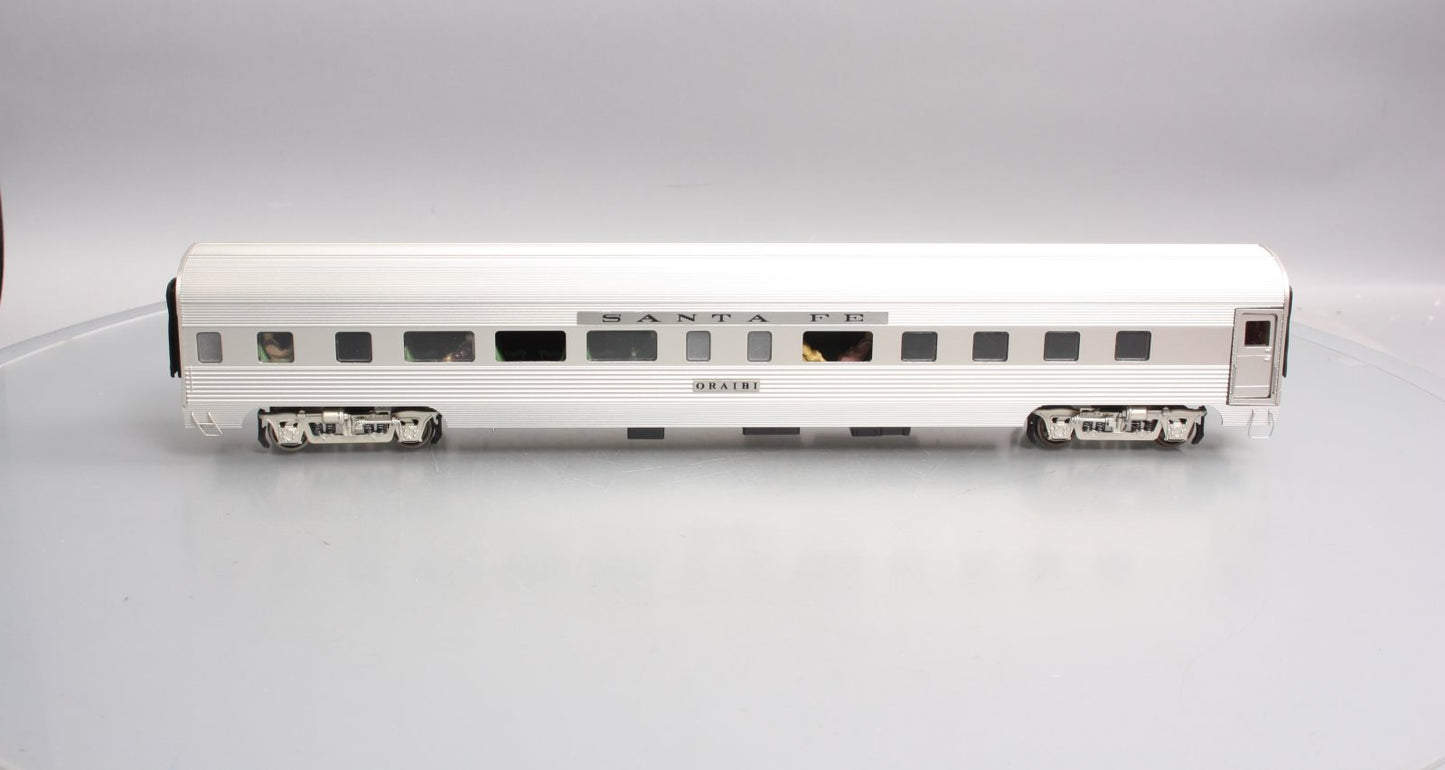 Golden Gate Depot O Santa Fe Aluminum "Oraibi" 6-2-2 Sleeper Car (2-Rail) EX/Box