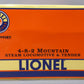 Lionel 6-28059 O Western Pacific 4-8-2 Mountain Steam Locomotive & Tender