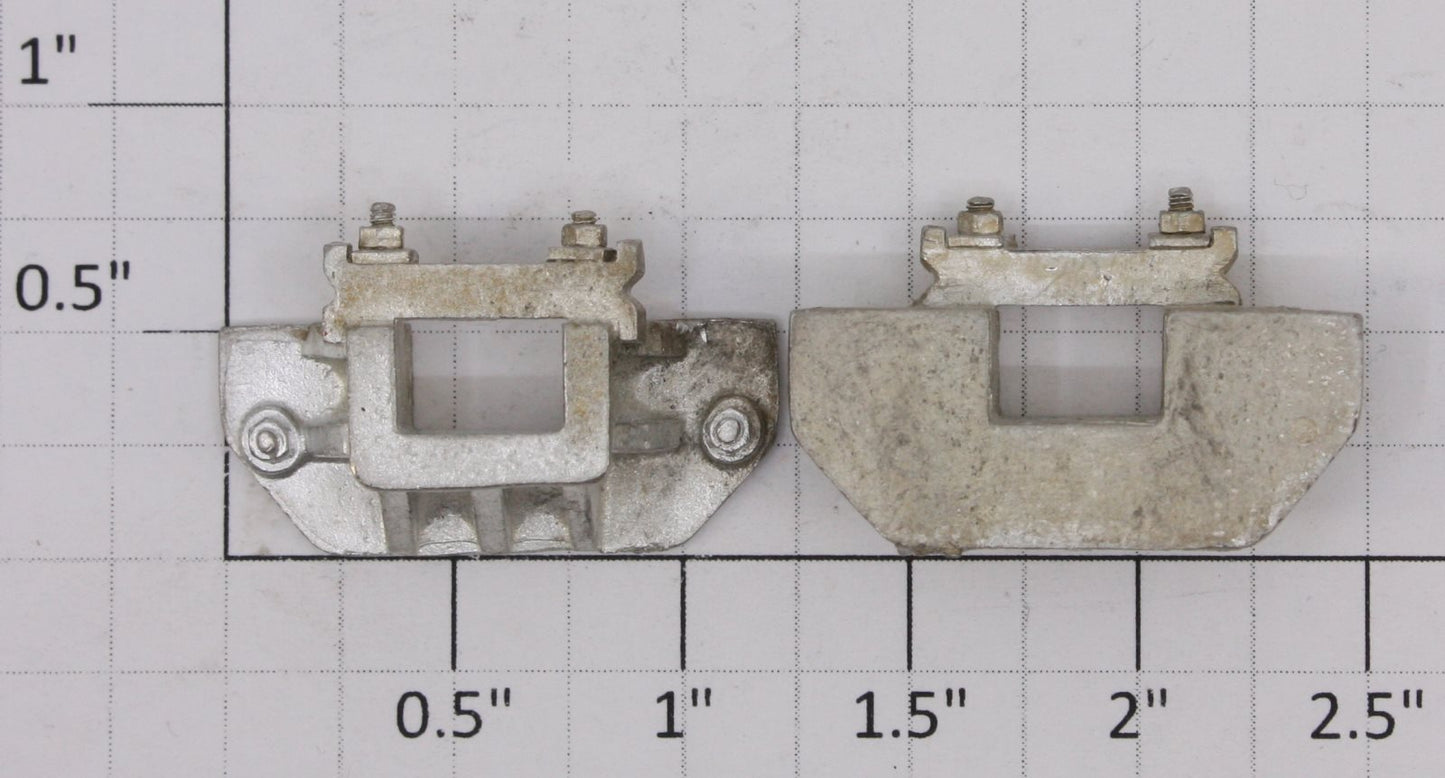 Ozark Miniatures OM-0021 G and 1:20 Gauge Body Mount Coupler Pocket (Pack of 2)