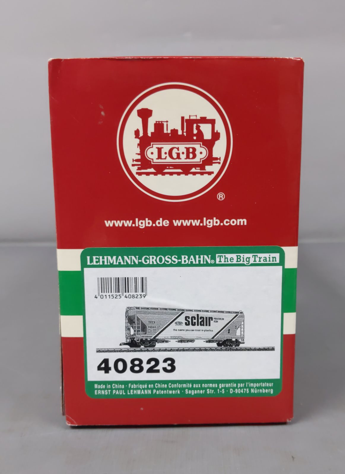 LGB 40823 G Gauge Sclair Center Flow Hopper EX/Box