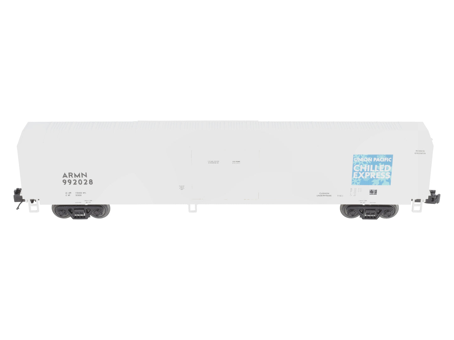 MTH 20-94254 O Gauge Union Pacific 60' Chilled Express Reefer Car #992028 LN/Box