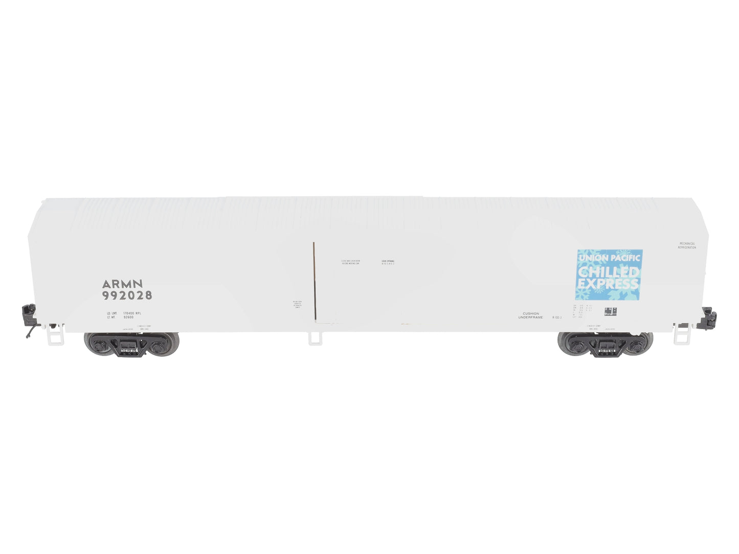 MTH 20-94254 O Gauge Union Pacific 60' Chilled Express Reefer Car #992028 LN/Box