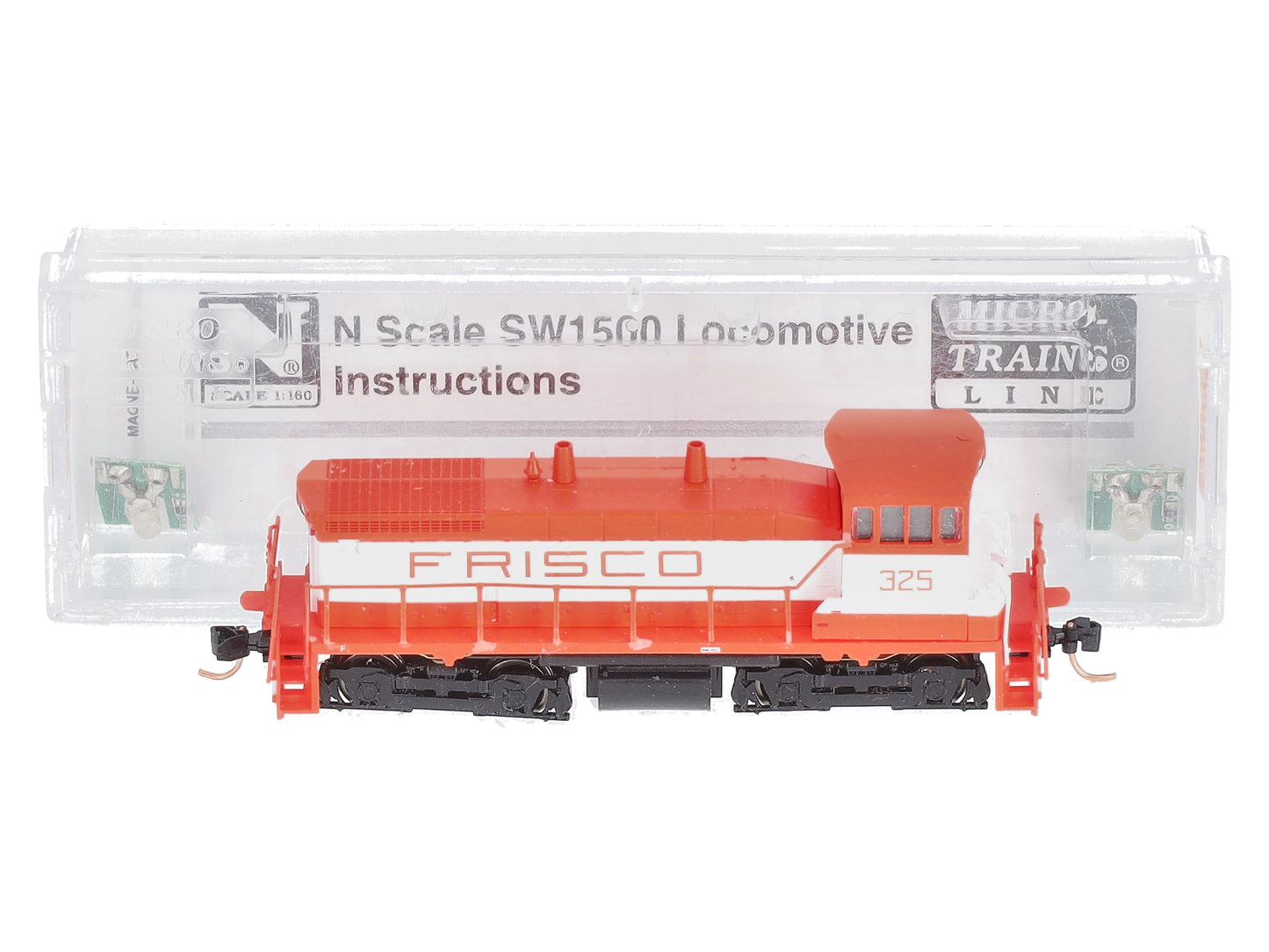 Micro-Trains 98600141 N Frisco SW1500 Diesel Locomotive with DCC #325