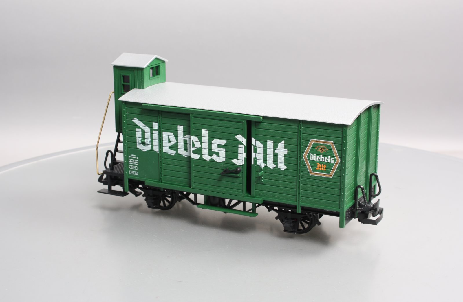 LGB 43260 G Scale Diebels Alt Beer Car w/ Plastic Wheels