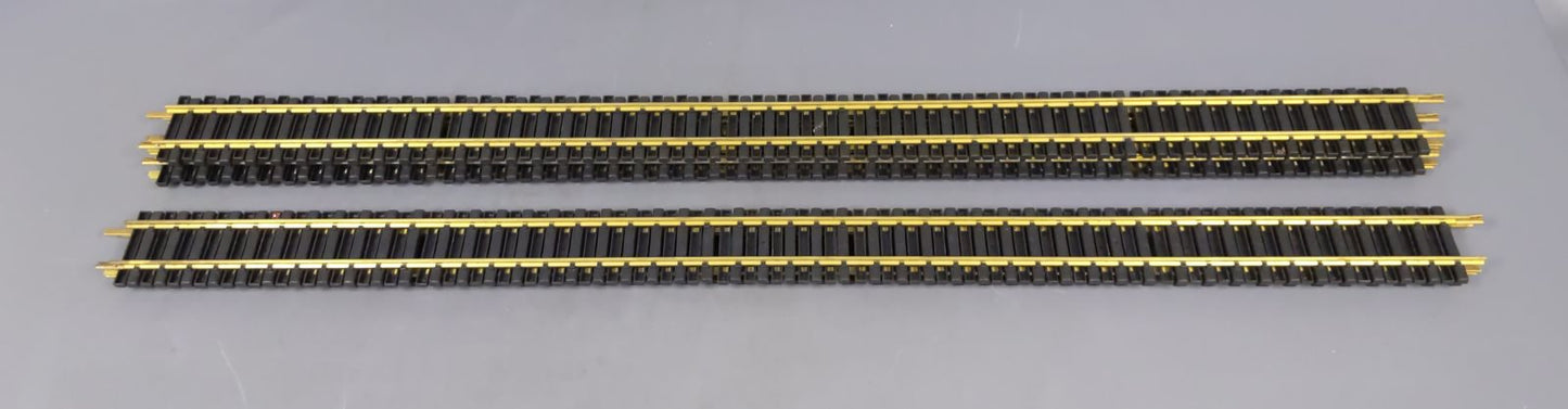 Aristo-Craft 11097 G Scale Brass Euro-Style 4.5' Straight Track Sections (7) EX