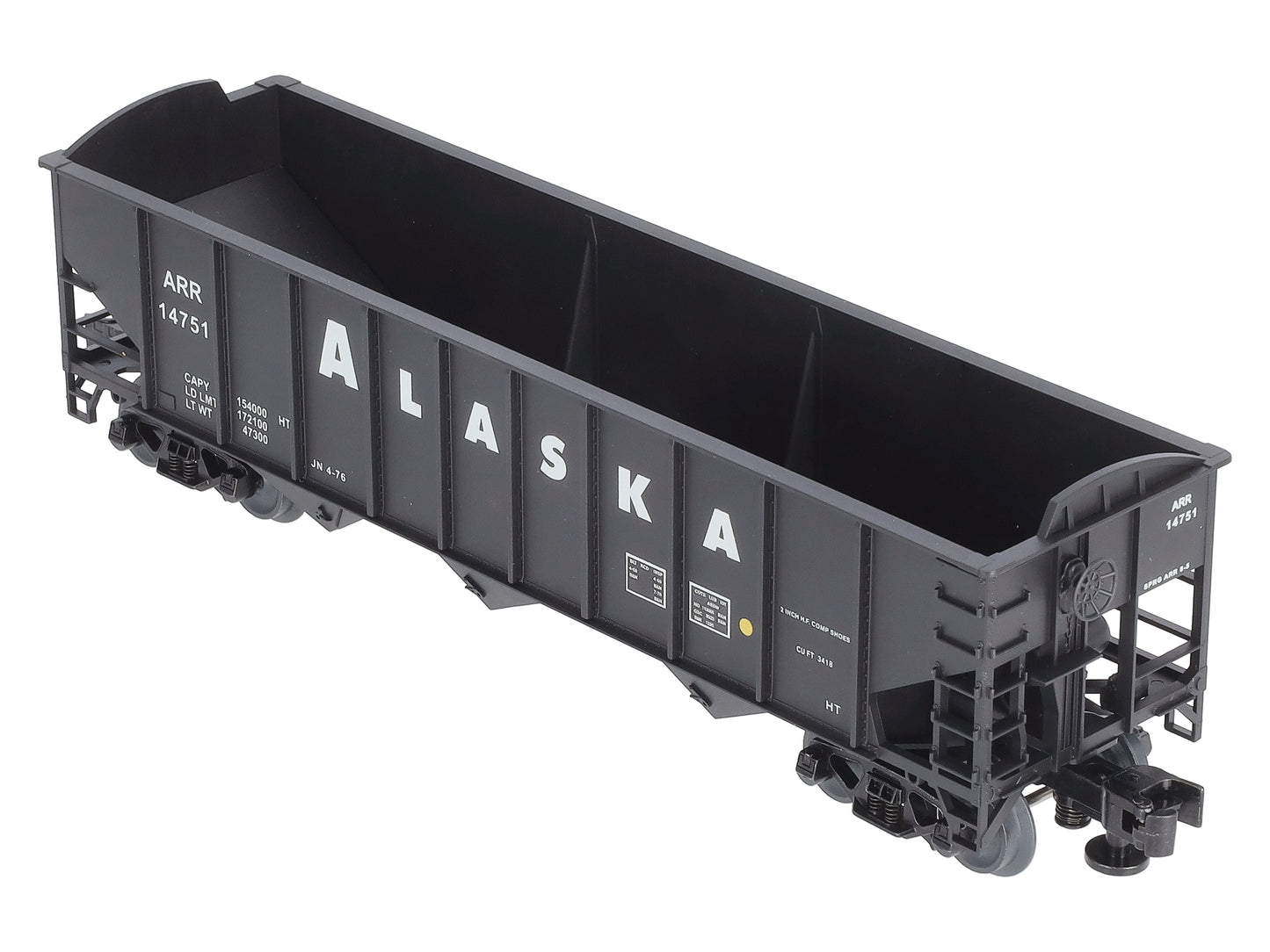 Lionel 3-16100B O Alaska 3-Bay 9-Panel Hopper #14751