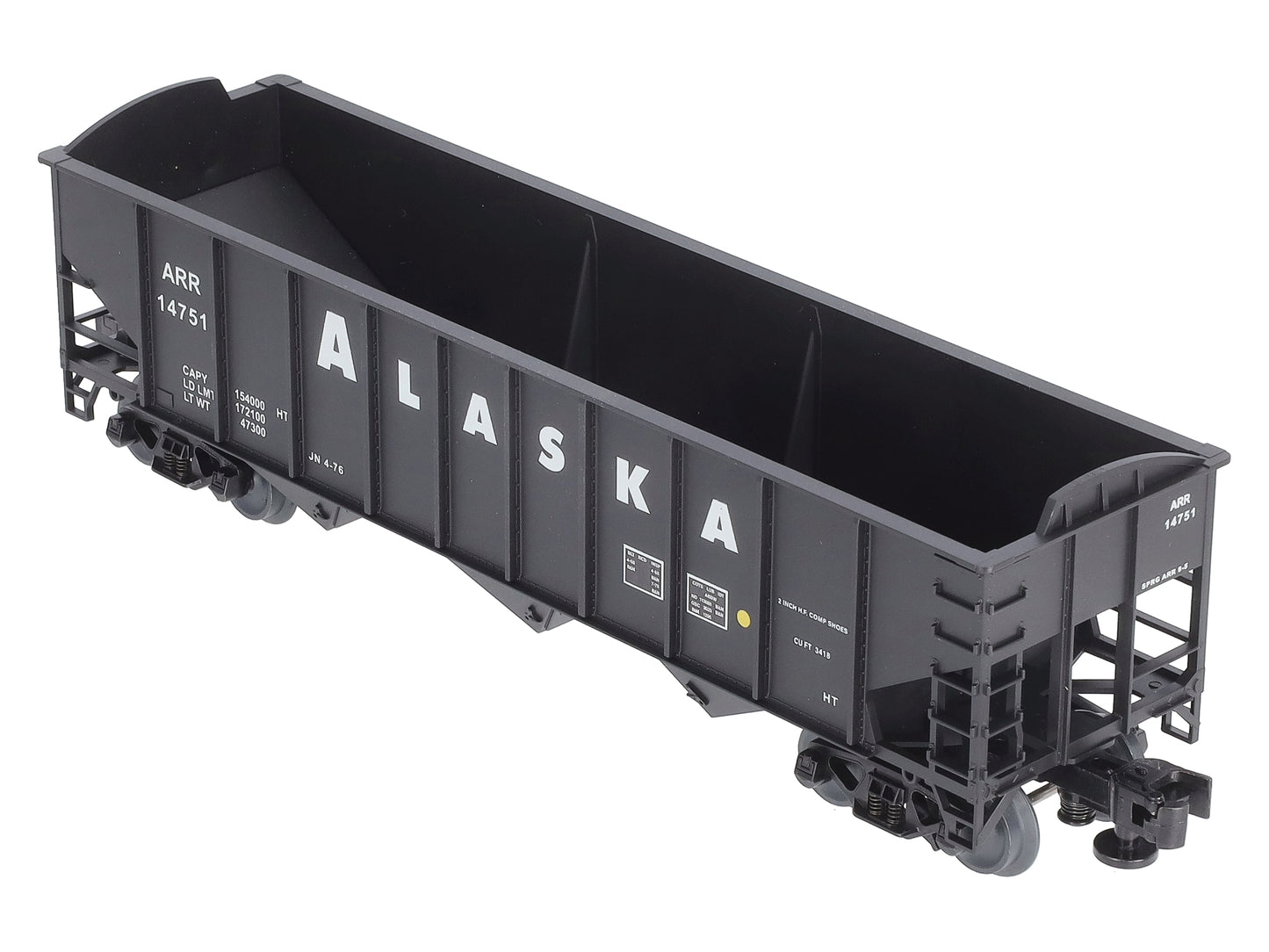 Lionel 3-16100B O Alaska 3-Bay 9-Panel Hopper #14751