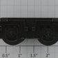 Lionel 8002-85 4-Wheel Rear Truck Assembly with Die-Cast Sides