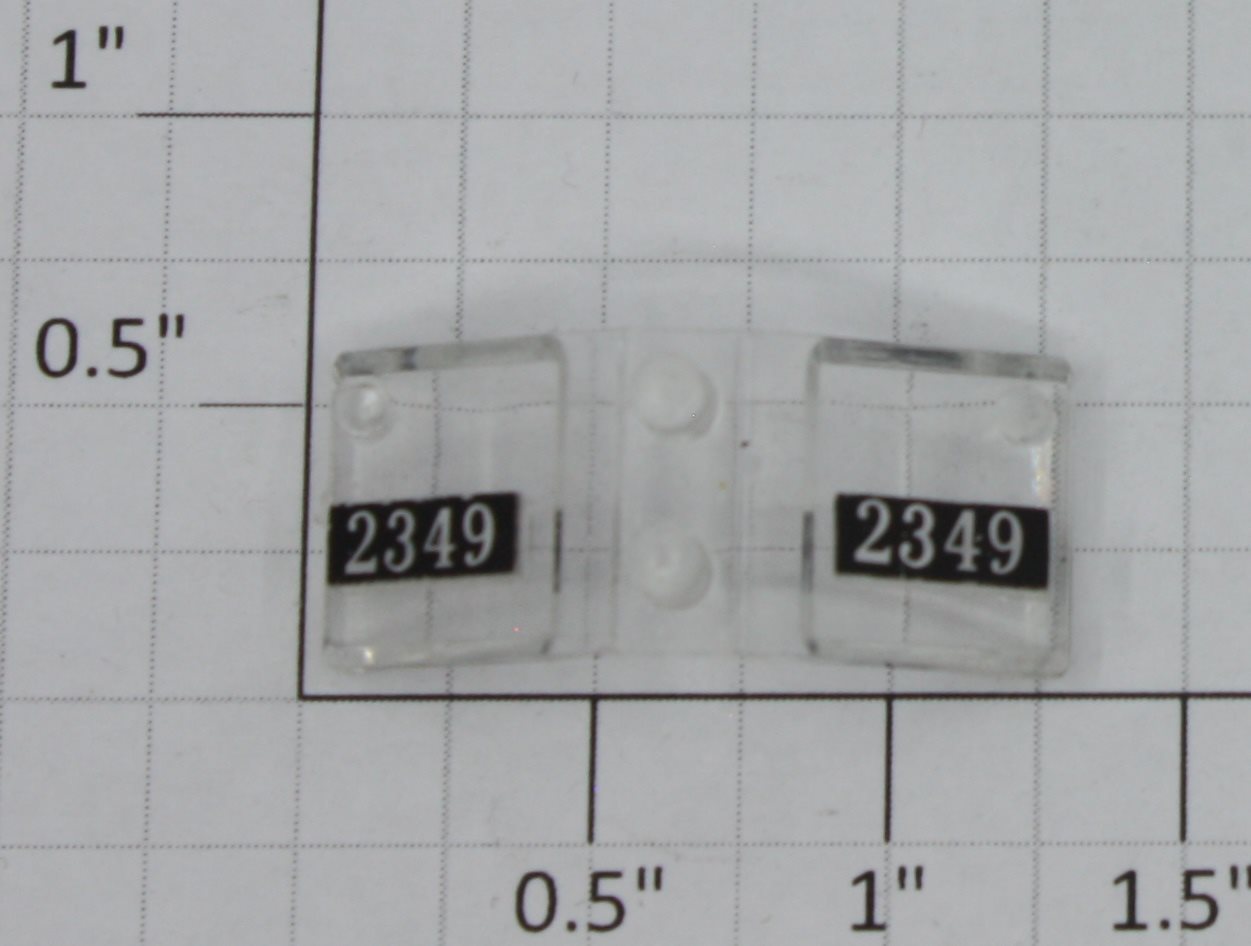 Lionel 28519-17 #2349 Front Number Board and Lens Insert