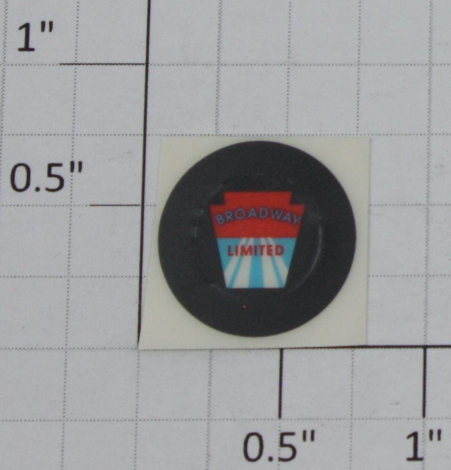 Broadway Limited BL-1000 Keystone Adhesive Sticker Decal