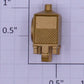 Lionel 18732-274 4-4-0 Gold General Headlight Housing
