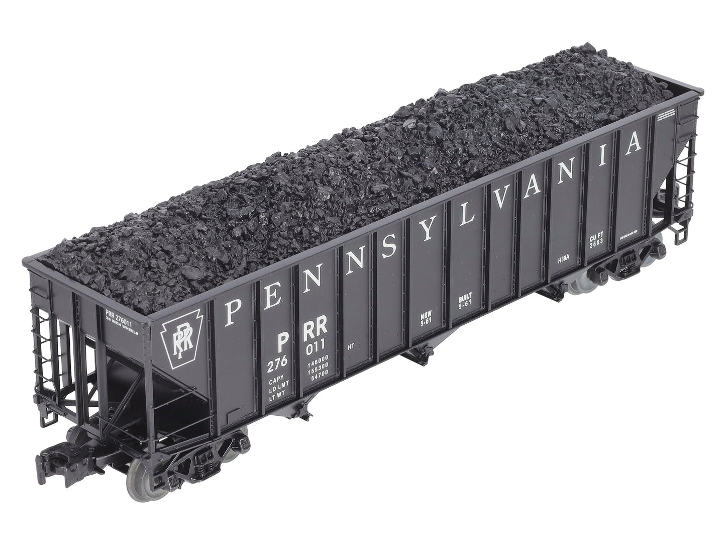 Lionel 6-29787 O Gauge Pennsylvania Railroad 3-Bay Hopper Car #276011