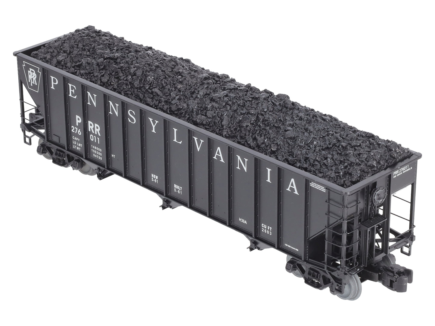 Lionel 6-29787 O Gauge Pennsylvania Railroad 3-Bay Hopper Car #276011