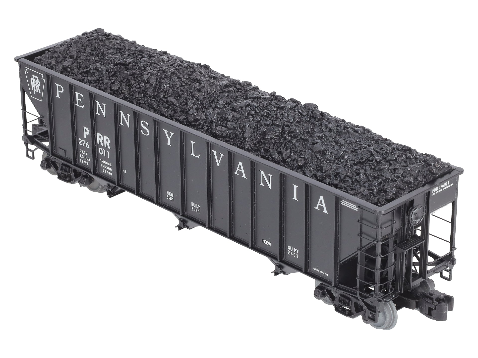 Lionel 6-29787 O Gauge Pennsylvania Railroad 3-Bay Hopper Car #276011