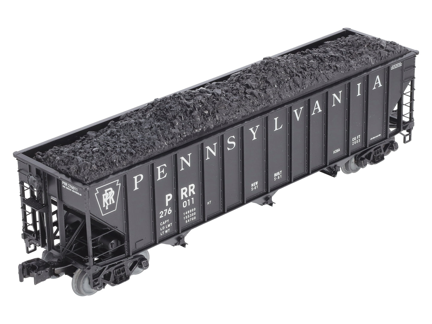 Lionel 6-29787 O Gauge Pennsylvania Railroad 3-Bay Hopper Car #276011