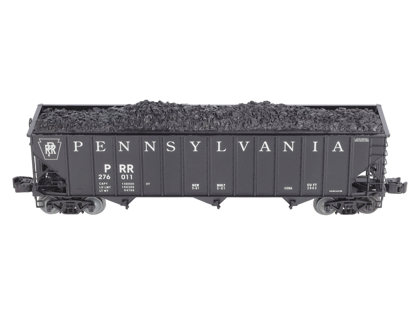 Lionel 6-29787 O Gauge Pennsylvania Railroad 3-Bay Hopper Car #276011