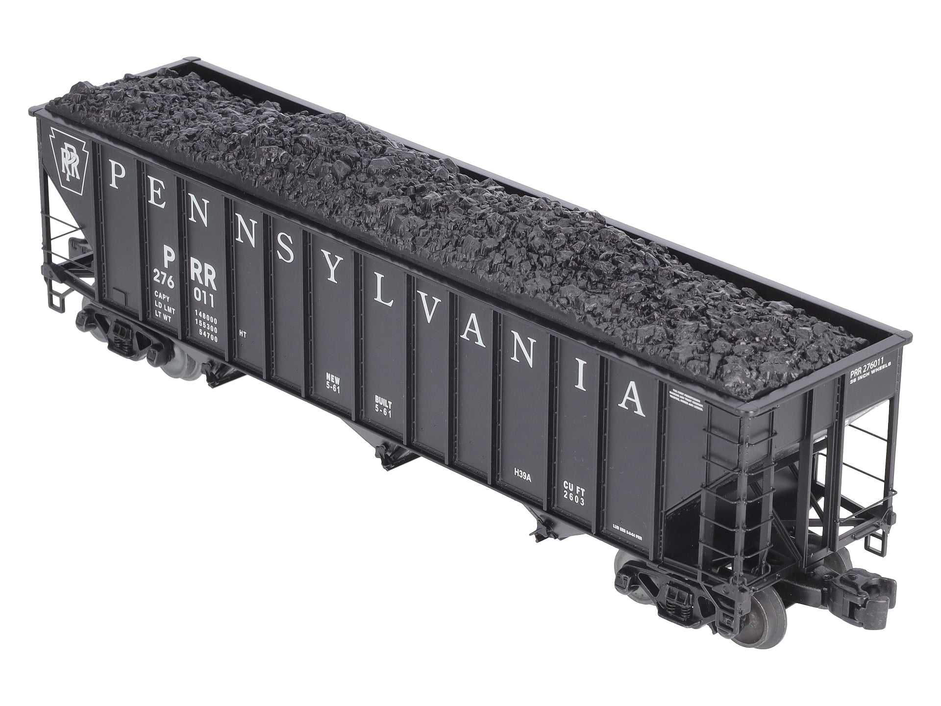Lionel 6-29787 O Gauge Pennsylvania Railroad 3-Bay Hopper Car #276011