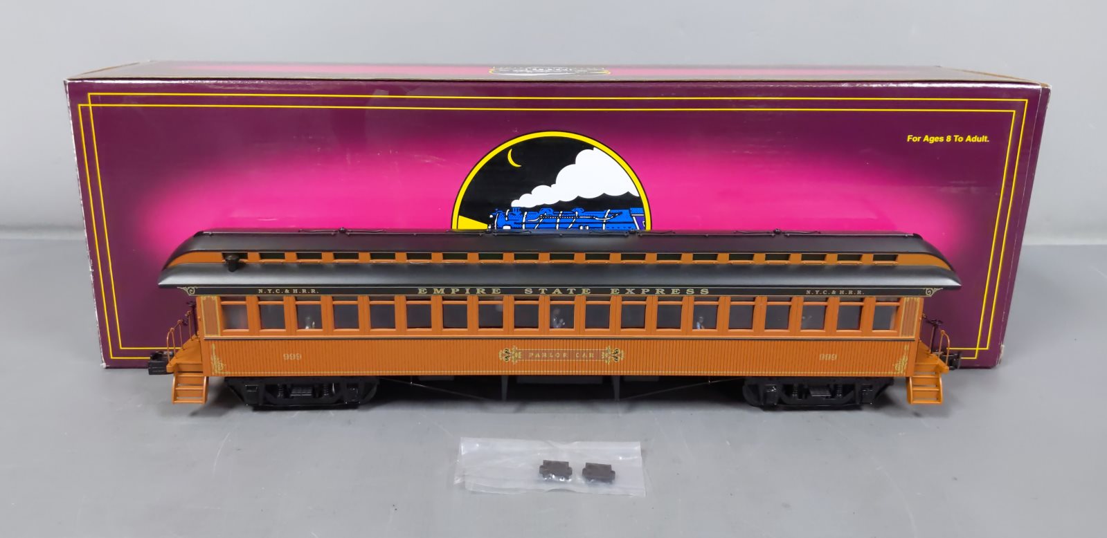 MTH 20-62001C O Gauge New York Central 64' Woodsided Coach Passenger Car NIB