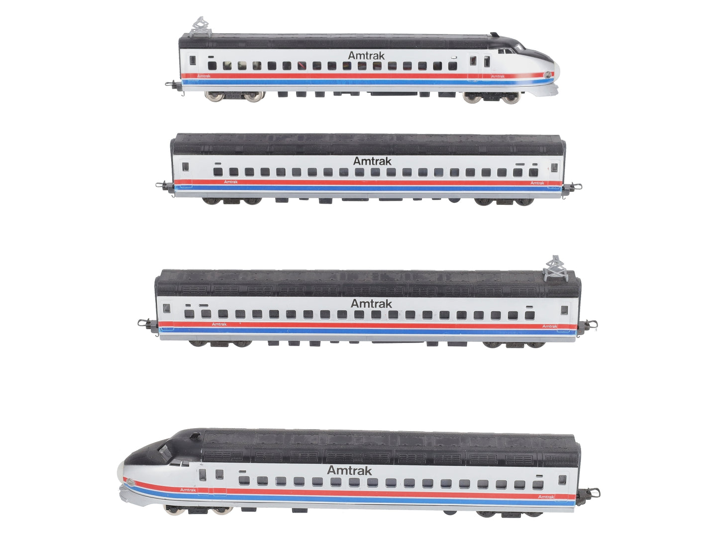 Playart HO Scale Amtrak Electric Passenger Car Set EX