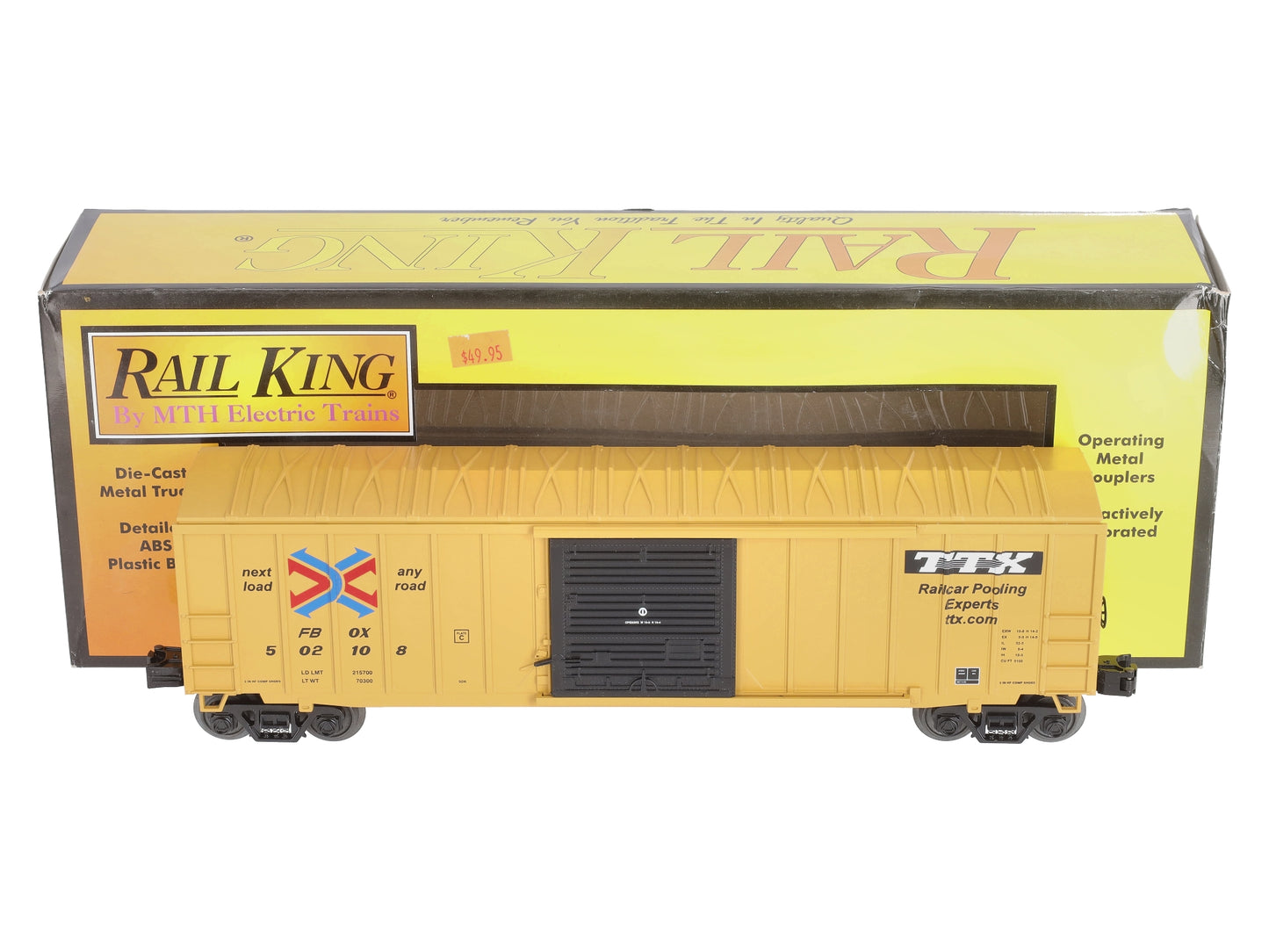 MTH 30-74759 O TTX 50' Modern Boxcar