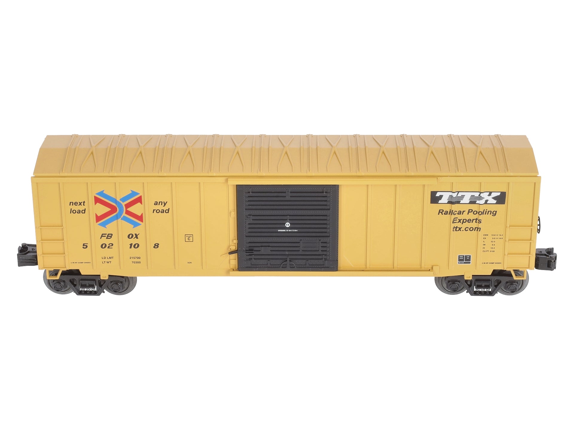 MTH 30-74759 O TTX 50' Modern Boxcar
