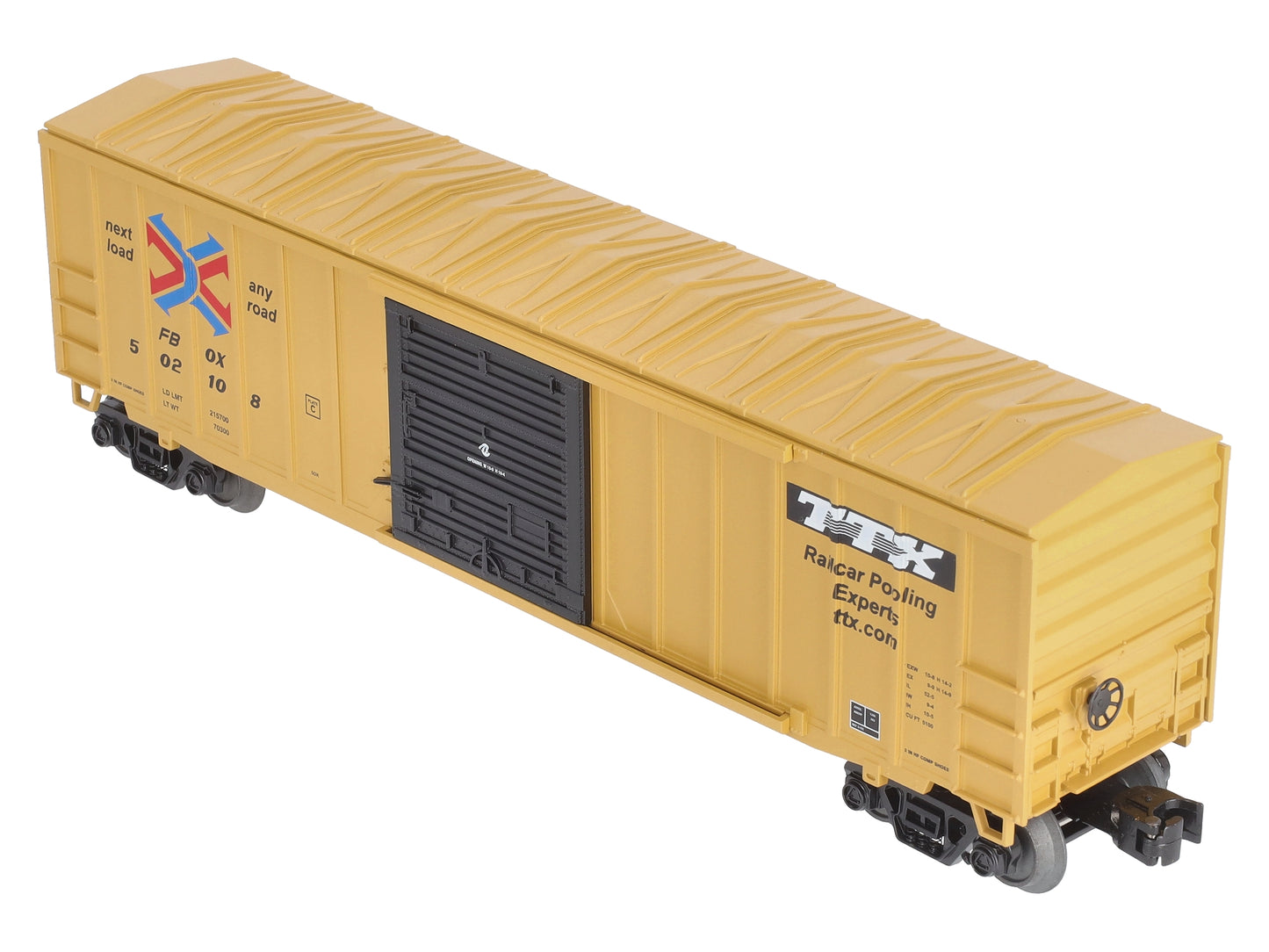 MTH 30-74759 O TTX 50' Modern Boxcar