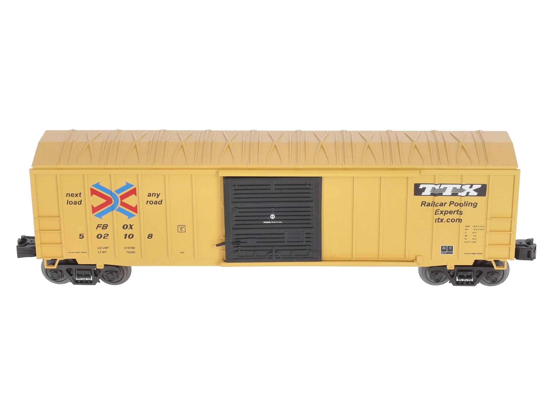 MTH 30-74759 O TTX 50' Modern Boxcar