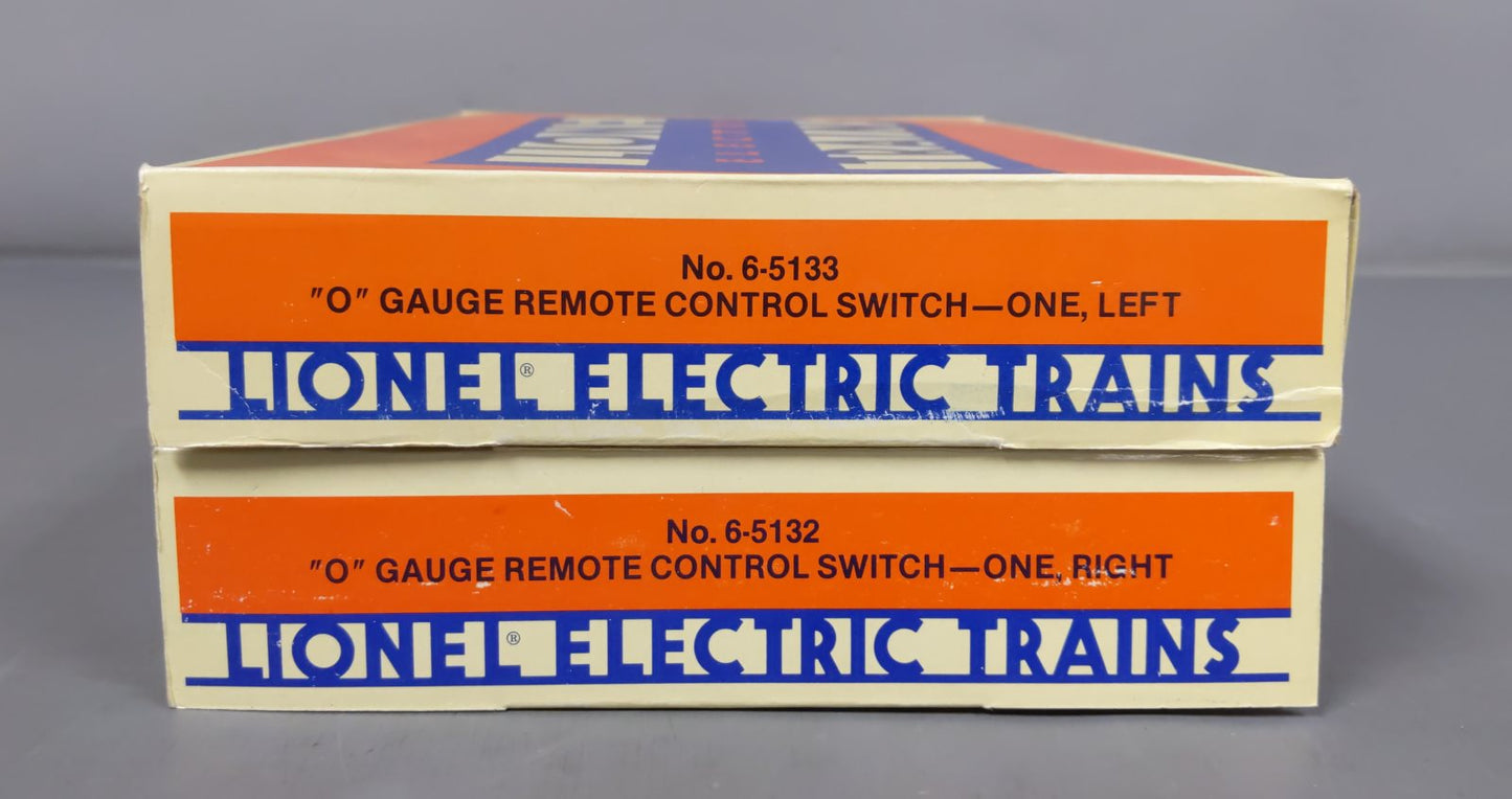 Lionel 6-5132S Pair of 6-5132/6-5133 Remote Control Switches VG/Box
