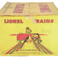 Lionel 2545WS Vintage O Gauge Norfolk & Western Space Military Empty Set Box/Box