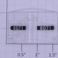 Lionel 18273-17 #8071 SD-40 Number Board and Lens Insert