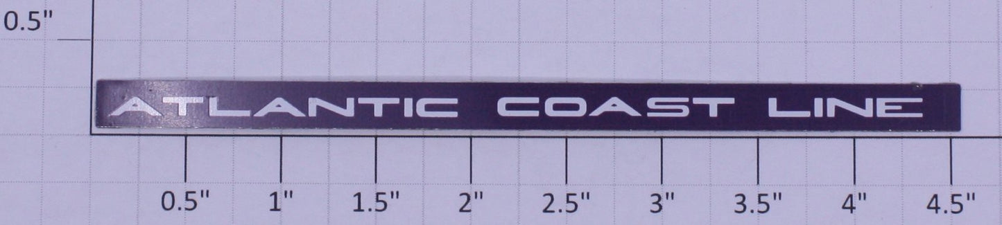 Lionel 29127-10 Atlantic Coast Line Plaque