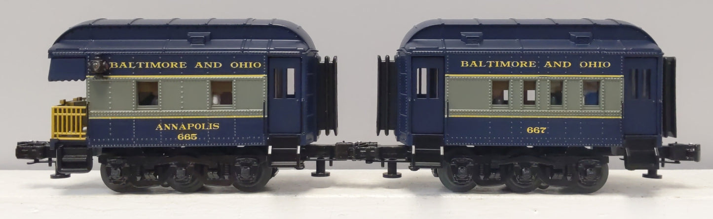 RMT 93023-2 O Gauve B&O Peep Mini Passenger Cars (Set of 2) LN/Box