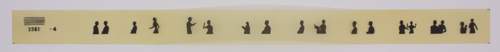 Lionel 2561-4 Left Hand Santa Fe Aluminum Passenger Car Window Strip