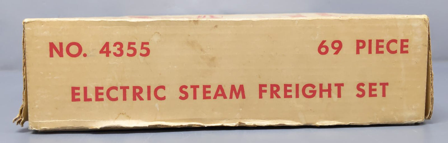 Marx 4355 Vintage O Electric Steam Freight Set/Box