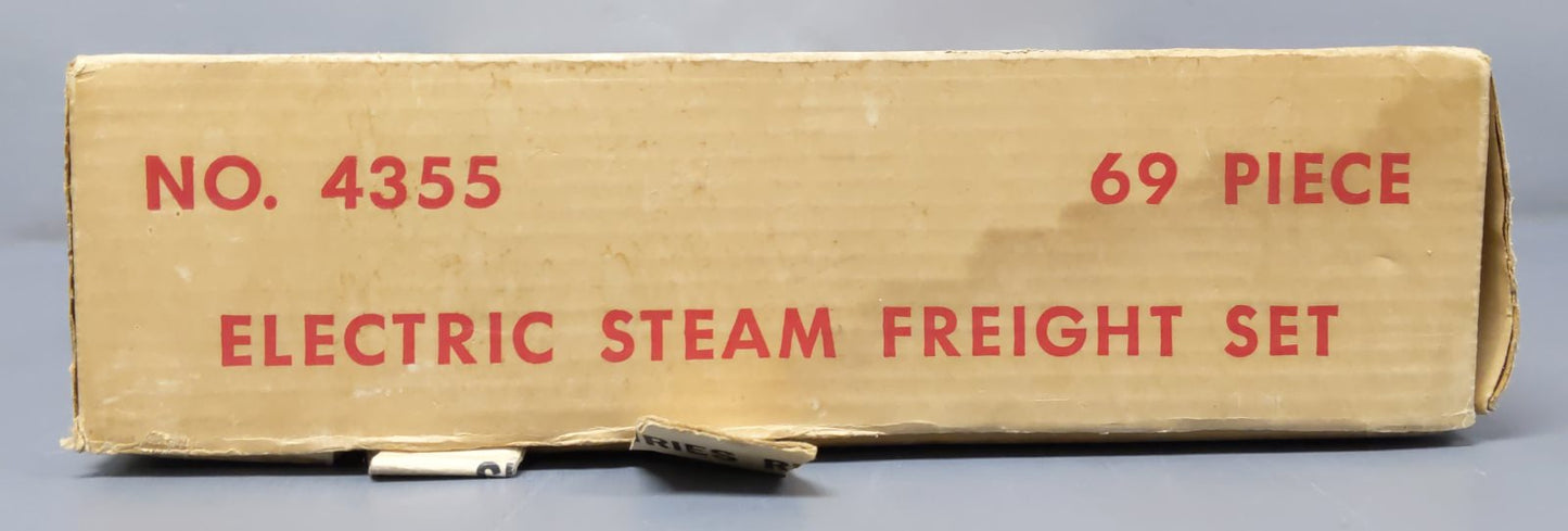 Marx 4355 Vintage O Electric Steam Freight Set/Box