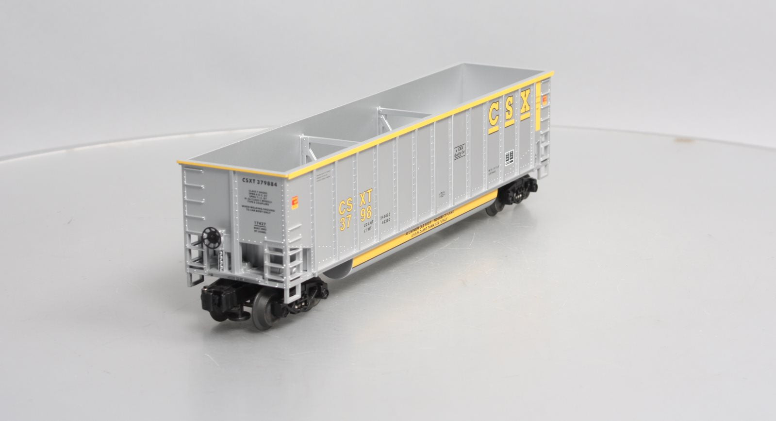 Lionel 6-17427 O Gauge CSX Bathtub Gondola #379884 LN/Box